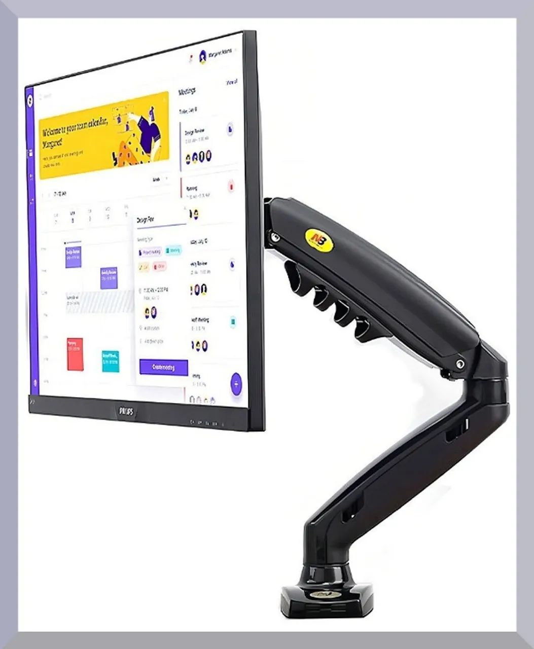 Suporte para monitor ajustável a gás para telas de 17 a 30 polegadas Pronta Entrega