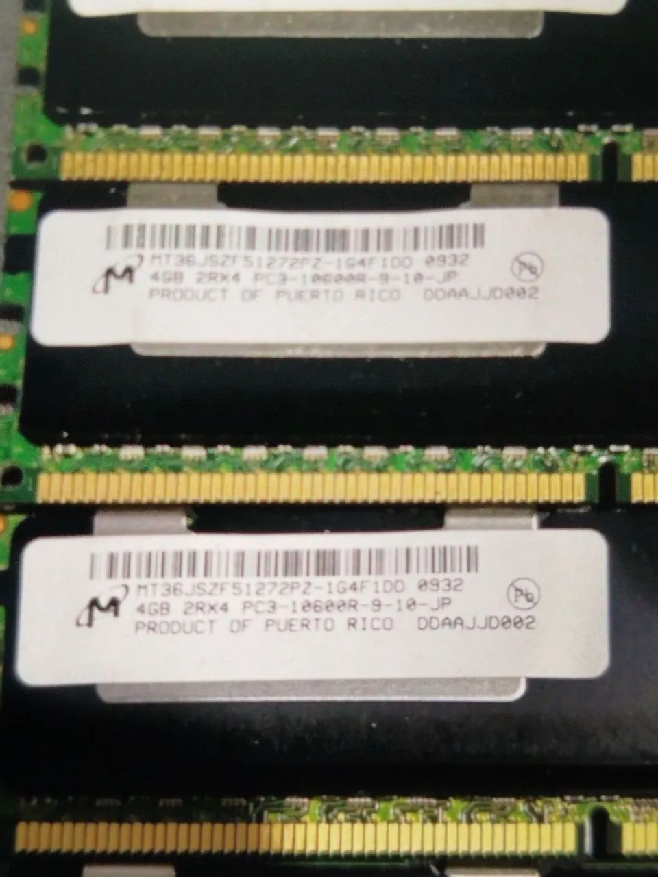  Memória ram DDR3 4 GB Micron 10600R ECC  - Foto 3