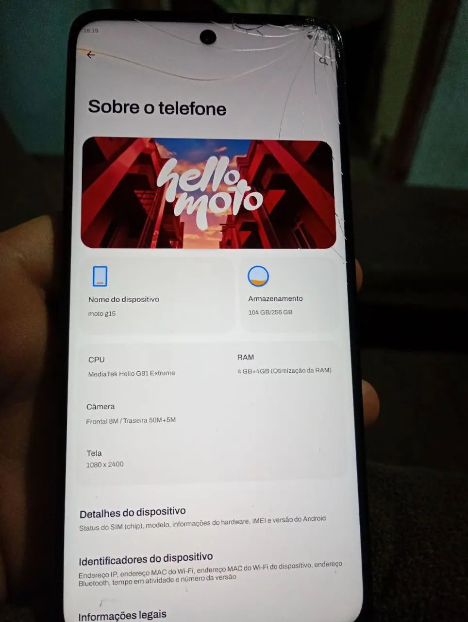 Vendo celular MotoG15