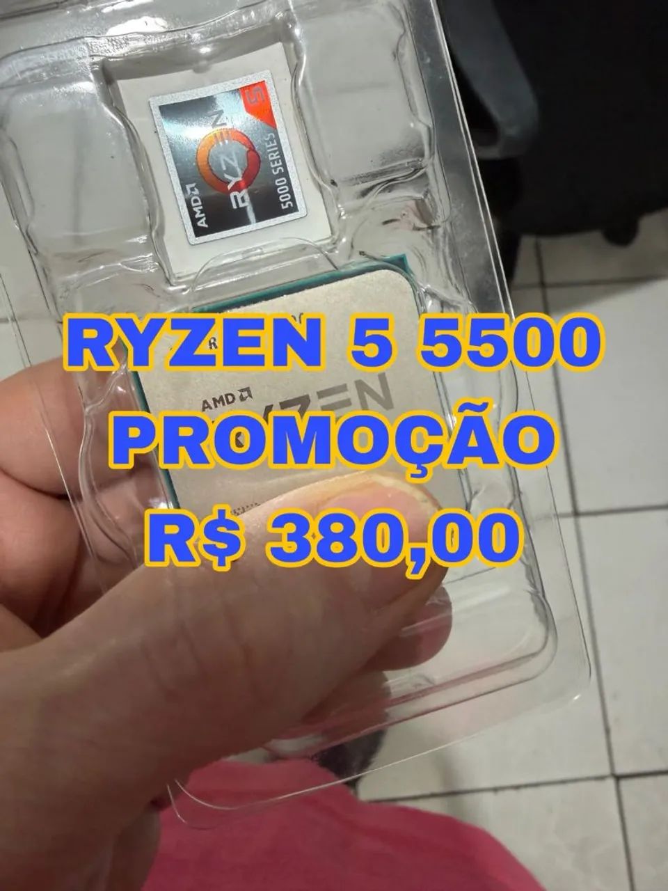 Ryzen 5500 Seminovo c/ 3 Meses de Uso