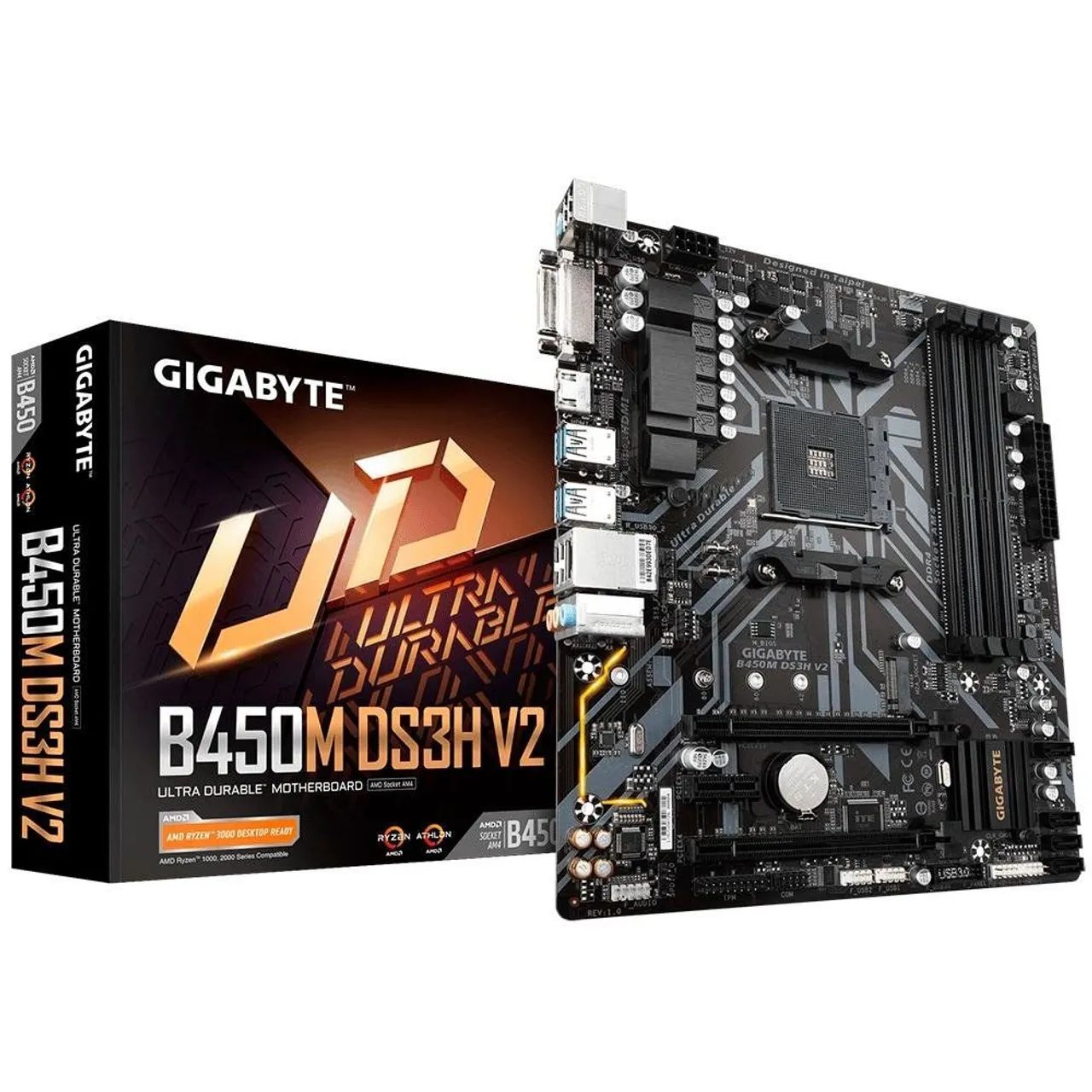 Placa Mãe B450m DS3H V2 Gigabyte 