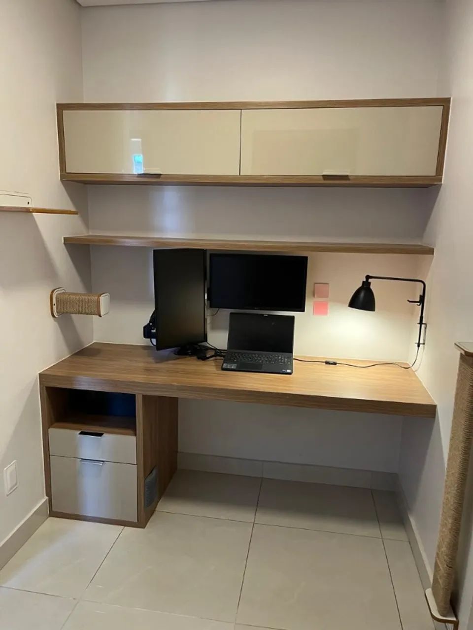 Conjunto de Escritório Planejado com Bancada e Armário - Foto 4