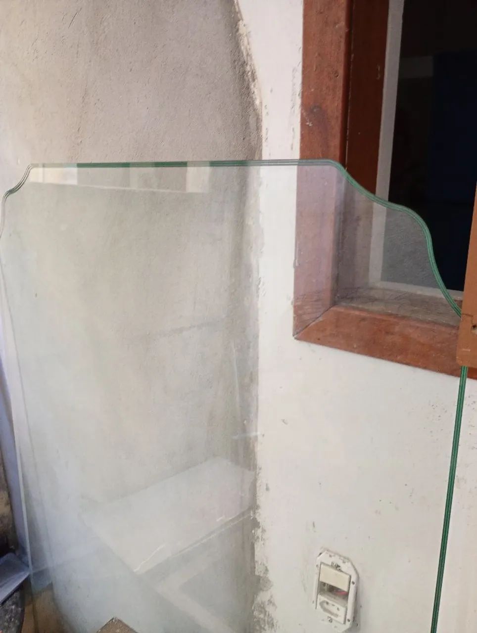 Vidro de mesa de jantar só 300 reais - Foto 3