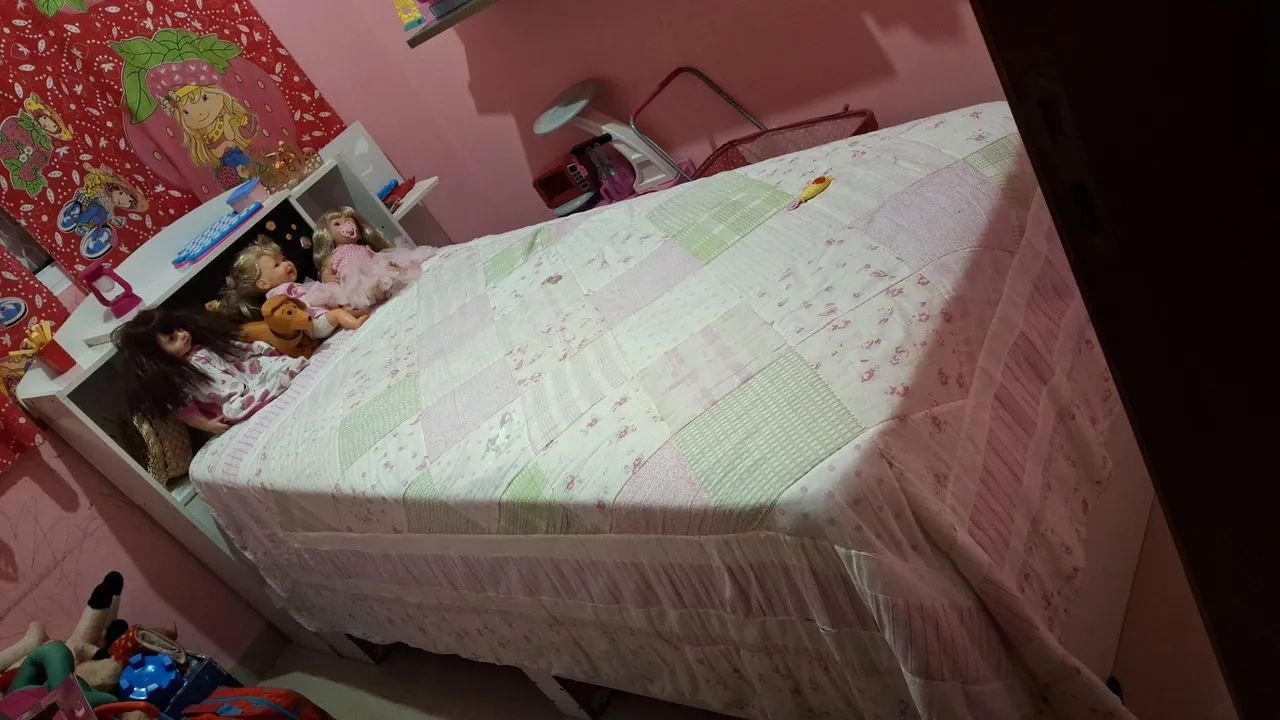 Cama solteiro com cabeceira bau - Foto 2