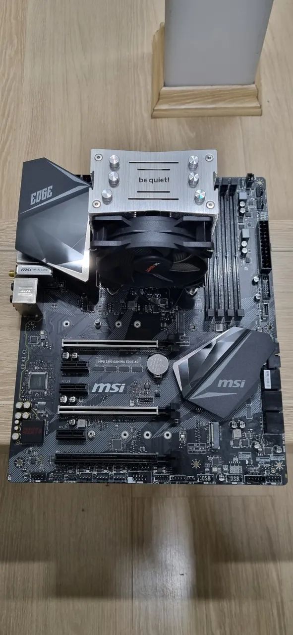 Kit gamer Z390 MSI e I5 9400F com cooler bequiet!