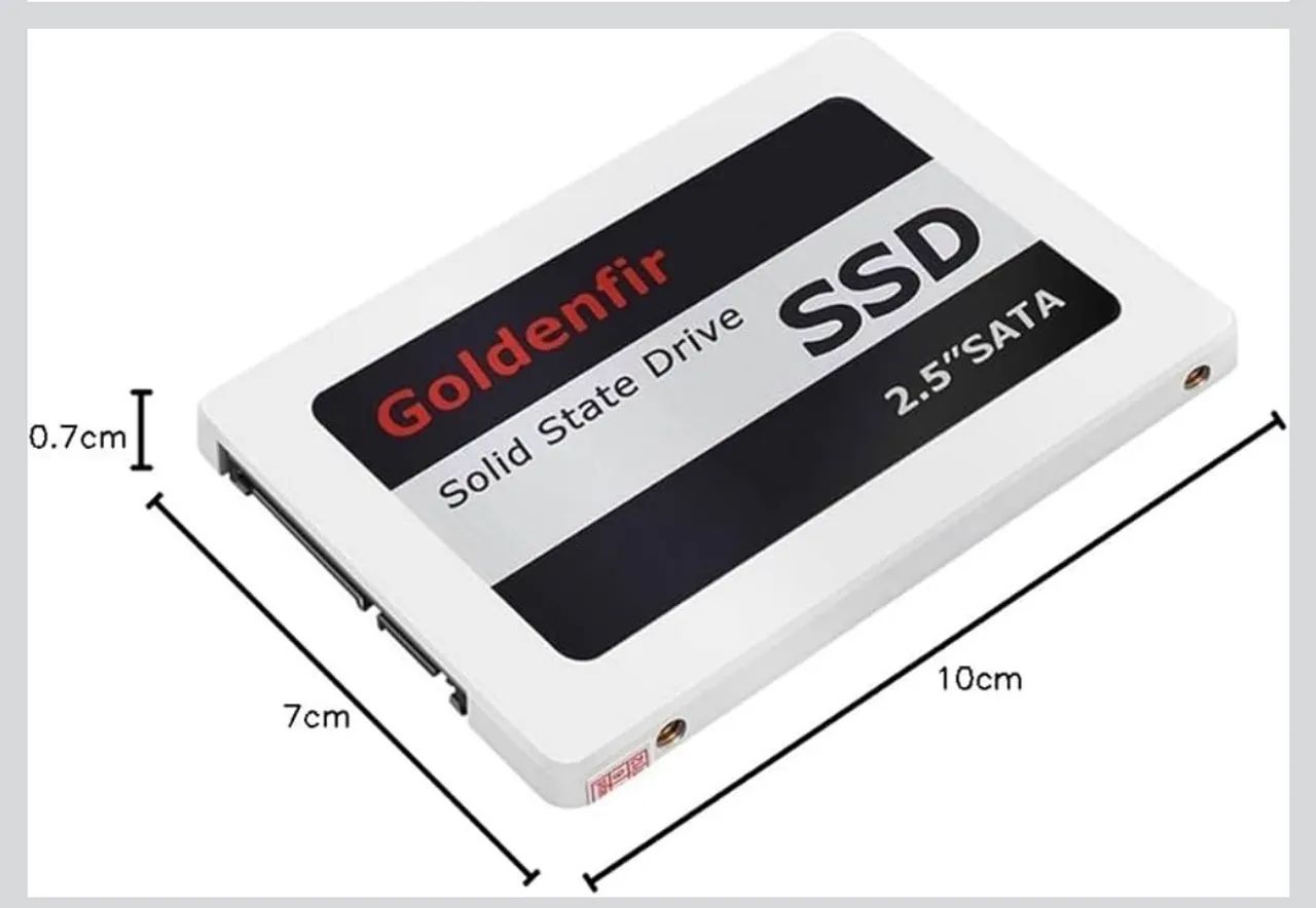 SSD Goldenfir 120GB NOVO LACRADO 
