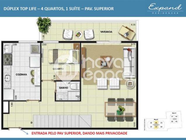 Apartamento à venda com 3 dormitórios em Méier, Rio de janeiro cod:SP3AP13069 - Foto 15