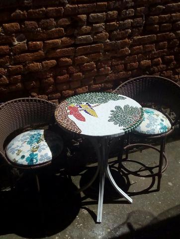 Conjunto Mesa Mosaico - Foto 3