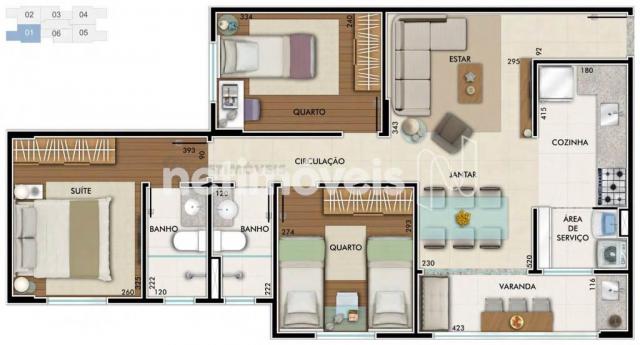 Apartamento à venda com 2 dormitórios em São geraldo, Belo horizonte cod:734309 - Foto 18