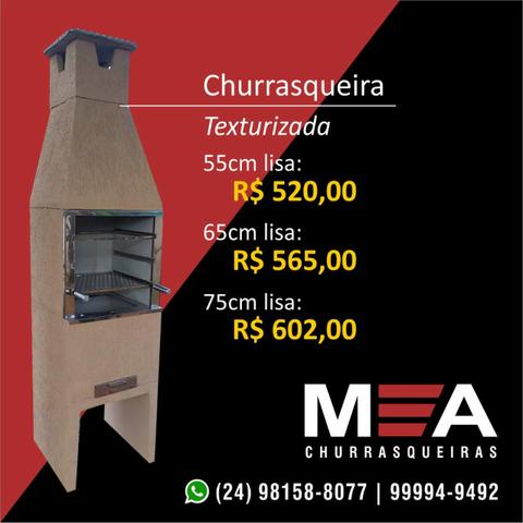 Churrasqueiras Texturizadas a partir de R$ 520,00
