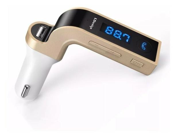 Carg7 Bluetooth Carregador Veicular G7 Usb Mp3 Transmisor Fm - Foto 2