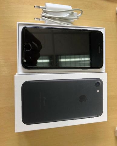 Iphone 7 128Gb Preto Fosco Em Ótimo Estado de Conservação
