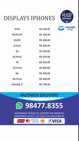 Baterias e Displays - Apenas iPhones - Foto 2