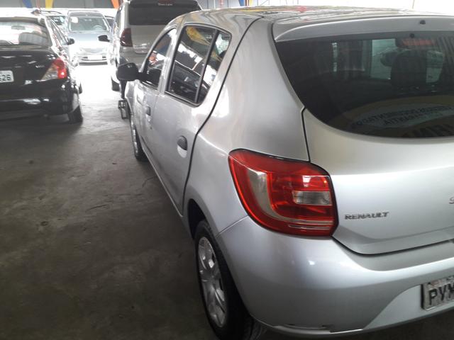 Sandero 1.0 Authentique 2016 completo Gnv Ent 48x 656.00 - Foto 4
