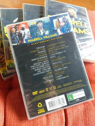 NOVO - DVD Pharrell Williams - At Glastonbury Festival - Foto 4