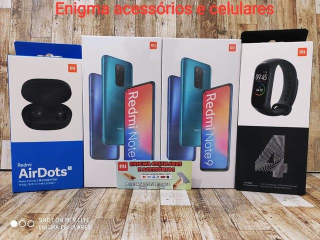 Xiaomi redmi note 9 128gb 4ram"grey"loja física