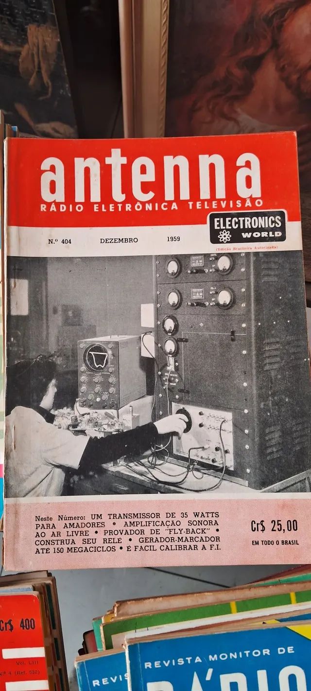 Revista Antena Rádio Eletrônica Televisão lote em perfeito  - Foto 6