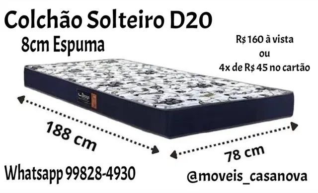 Colchão Solteiro