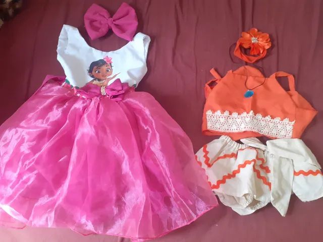 Roupa Fantasia Moana Baby