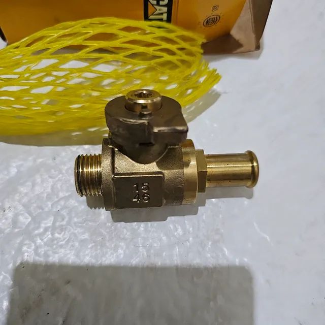 Compactador mini carregadeira caterpillar valvula dreno nova 3124560  - Foto 2