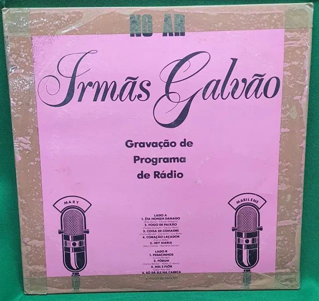 Lp Irmãs Galvão 1987 No Ar - Disco de Vinil
