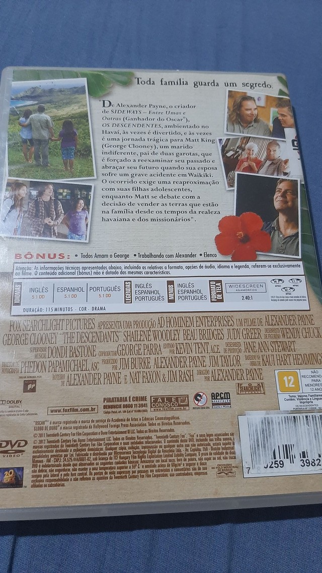 Dvd Os Descendentes - Foto 2