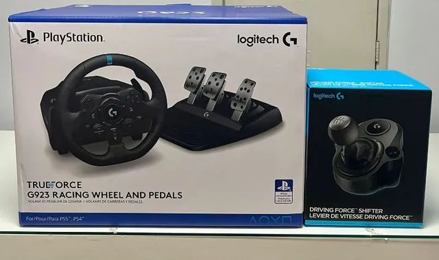 Logitech G923 Volante e Pedais para PS4/PC