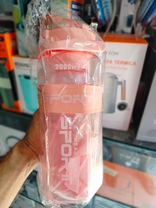 Kit Garrafas Motivacional Esportiva Academia caminhada  - Foto 2