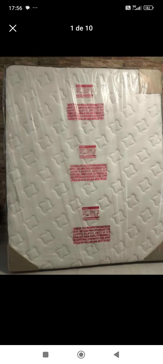 12x cartão Vendo/Troco. Colchão Queen Casal Molas espuma Nasa. Novo
