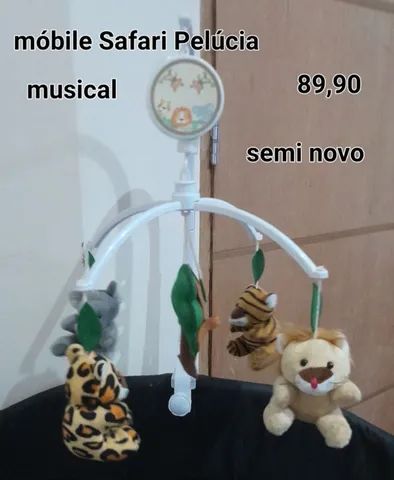 Mobile musical para berço Safari
