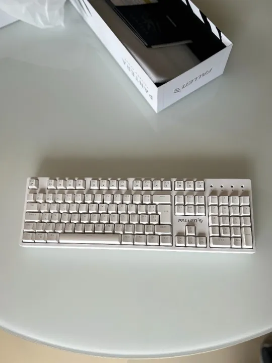Teclado Gamer Fallen Pantera - Branco