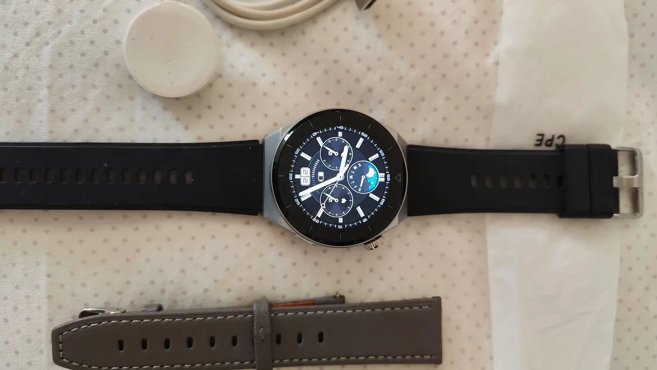 Smartwatch zero na caixa 2 pulseiras 