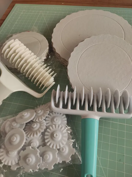 Cake board e rolo carretilha