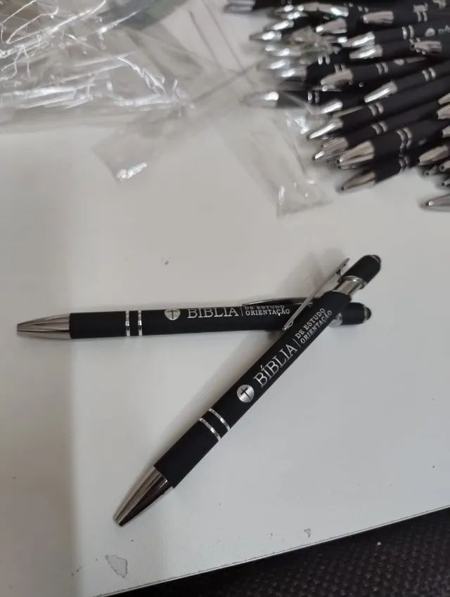 caneta gravada com sua logo - Foto 5