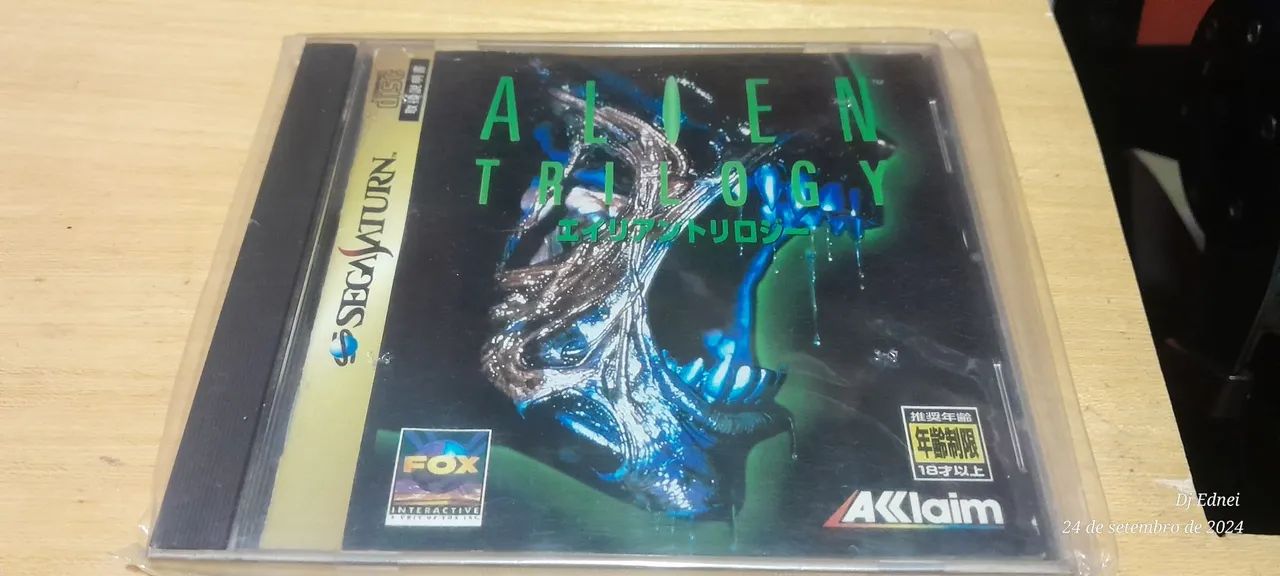 Jogo Sega Saturn Alien Trilogy e Panzer Dragoon II Zwei - Foto 3