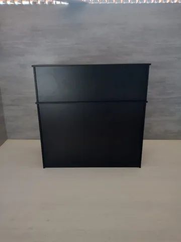 recepção reto light simples preto 135cm - Foto 2