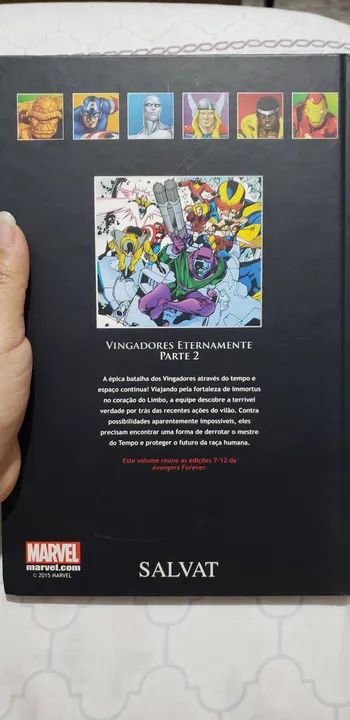 MARVEL SALVAT - VINGADORES ETERNAMENTE PARTE 1 e 2  - Foto 4