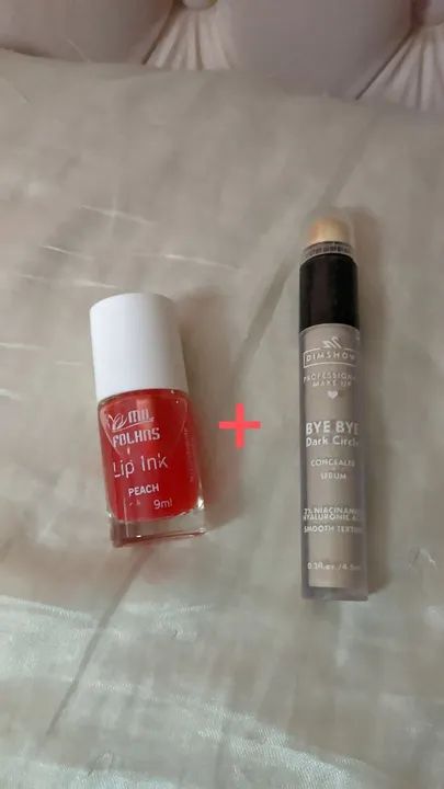 lip tint e corretivo