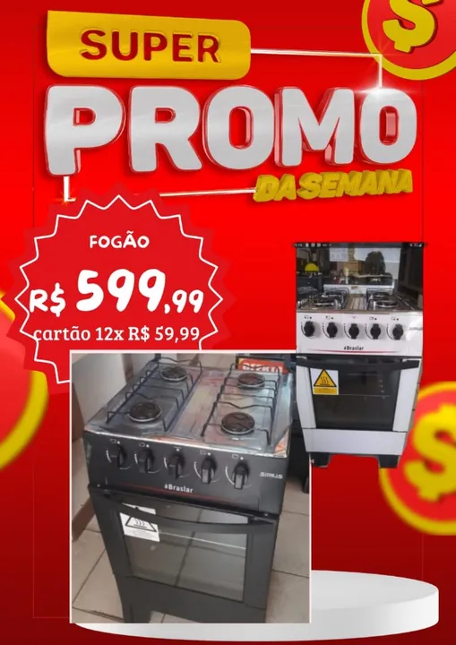  Fogão/Entrego Hoje/ pagamento na entrega/Varias opções
