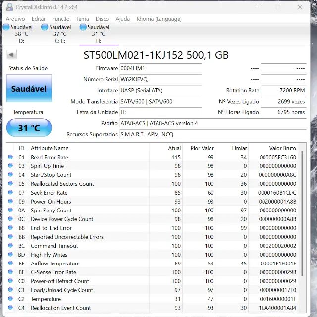 HD´ Notebook 500 Gigas Seagate - Foto 3