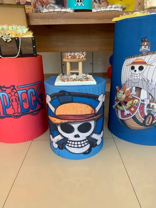 Painel e capas de Festa One Piece - Foto 5