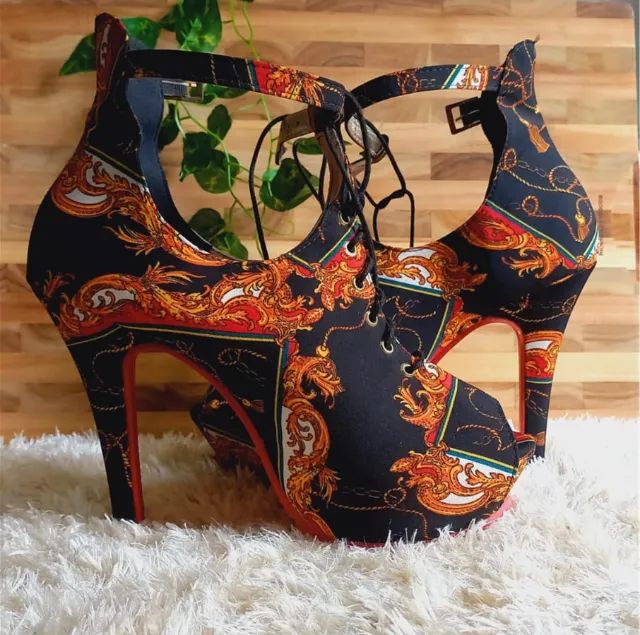 peep toe preto - Foto 2