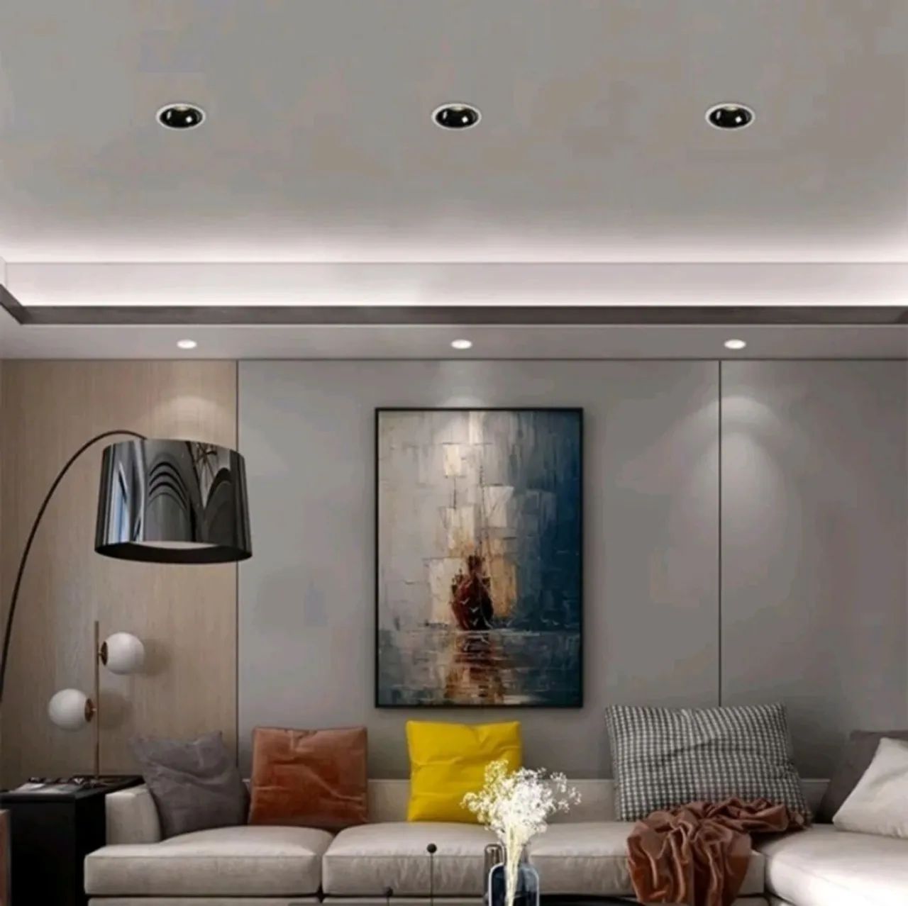 Spot Led Redondo Direcionável 3W 5W branco frio e branco quente  - Foto 2