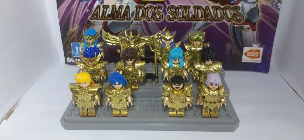 coleção lego cavaleiros do zodiaco ouro v1 - Foto 2