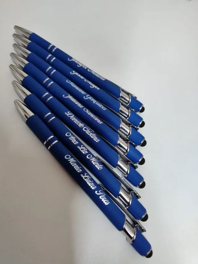 caneta gravada com sua logo - Foto 4