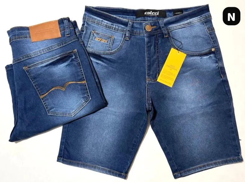 Bermuda jeans masculina premium - Foto 2