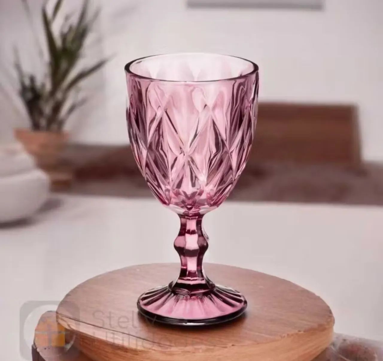 Jogo de 6 Taças de Vidro de 340ml - Decoração e Elegância - Foto 5