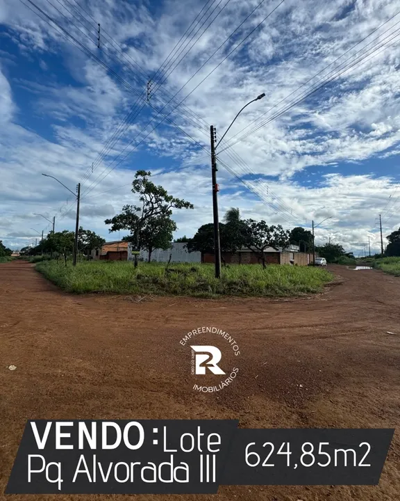 Vendo Lote de esquina no Parque Alvorada lll. Luziânia/GO COD.508