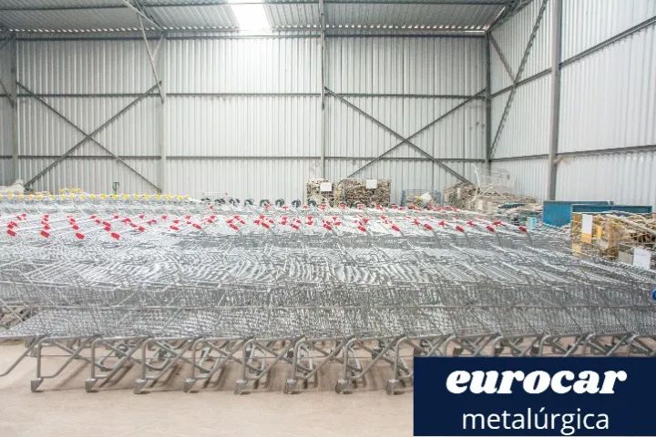 CARRINHO DE SUPERMERCADO 90 L NOVO - Foto 4