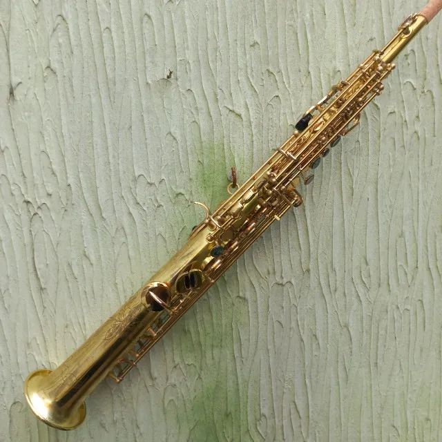 Sax Soprano sem marca Inteiriço NovissimoSaxofone Troco+$ 12x no cartão - Foto 2